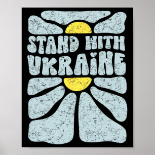 Poster Tee Vintage Stand With Ukraine