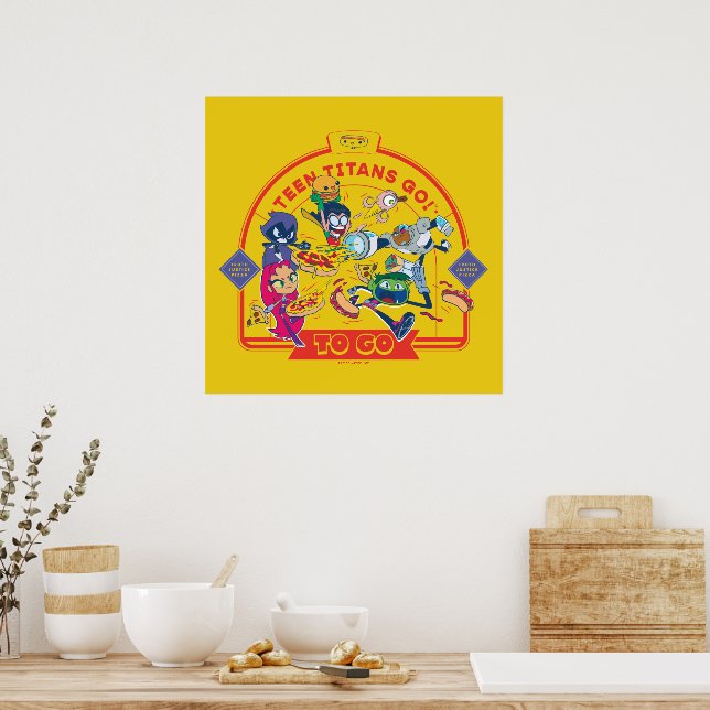 Poster Teen Titans Go ! Aller (Cuisine)