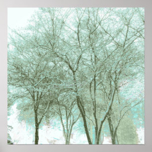 Poster Teintes d'hiver