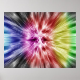 Poster Teinture de lacet spectrale