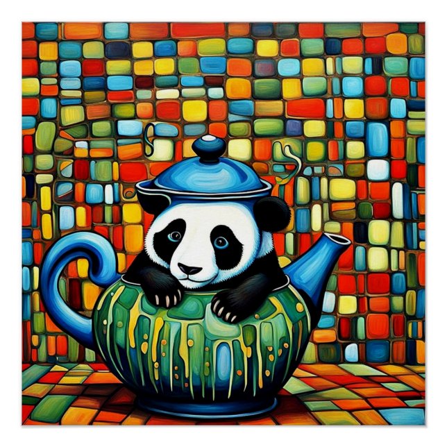 Poster Tekanne Dyr 1 (Devant)