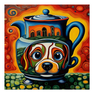 Poster Tekanne Dyr 6