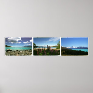 Poster Tekapo Triple No1