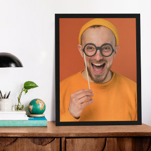 Poster Téléchargement de votre photo drôle de selfie