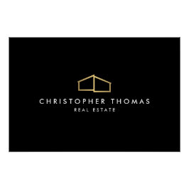 Poster Téléchargement du logo Black/Gold de Modern Home R