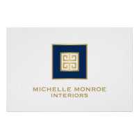 Téléchargement du logo bleu de la clé grecque mode