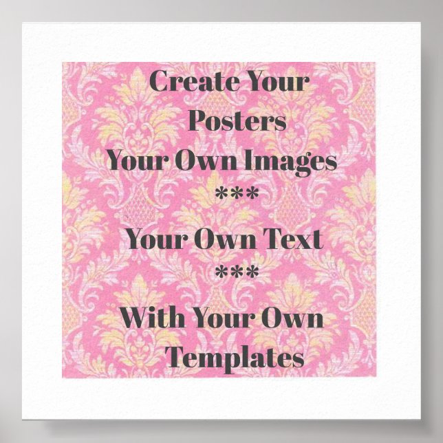 Poster Téléchargement du Modèle d'affiche instantané (Devant)