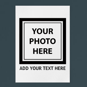 Poster Télécharger une photo et ajouter du texte - Person
