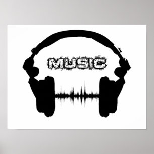 POSTER TÉLÉPHONES DE MUSIQUE