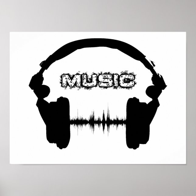 POSTER TÉLÉPHONES DE MUSIQUE (Devant)