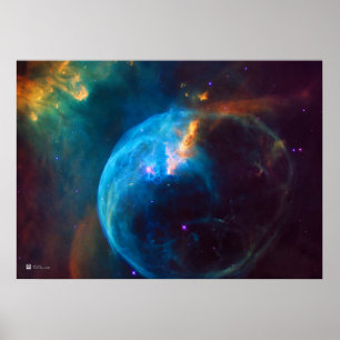 Poster Télescope Hubble : Bubble Nebula (2016), NGC 7635
