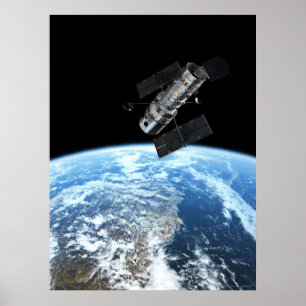 Poster Télescope spatial Hubble 18x24 (18x24)