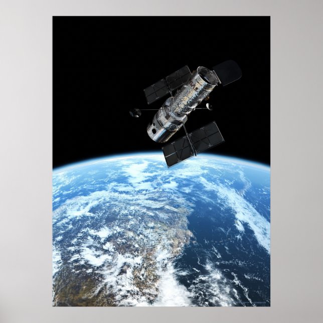 Poster Télescope spatial Hubble 18x24 (18x24) (Devant)