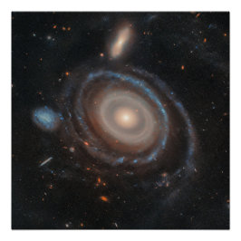 Poster Télescope spatial Hubble Bullseye Galaxy