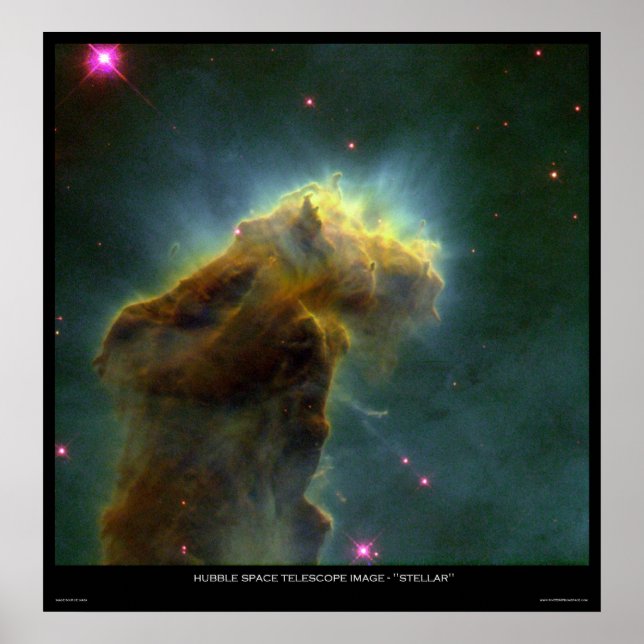 Poster Télescope Spatial Hubble Image "Stellar" (Devant)