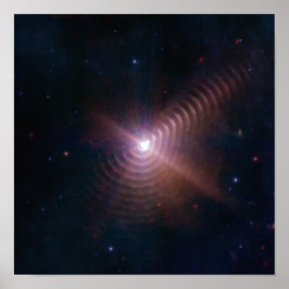 Poster Télescope Wolf-Rayet 140 James Webb