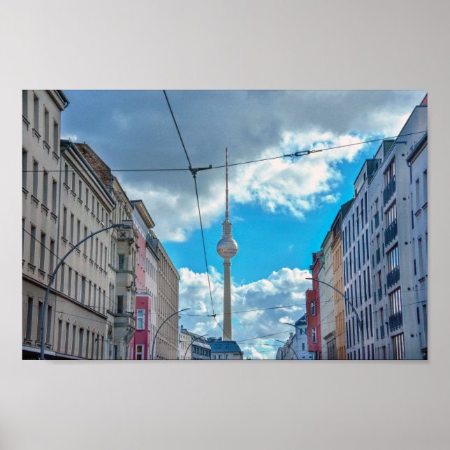 Poster Television Tower, Berlin, Germany (Devant)