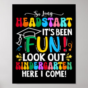 Poster Tellement long Headstart Graduation 2025 jardin d'