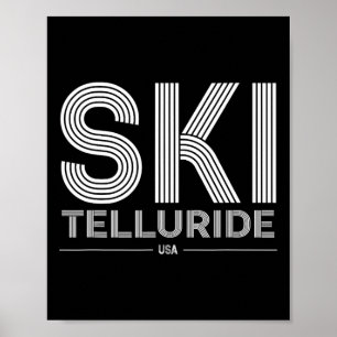 Poster Telluride Station de ski Usa Rocky Mountains Ameri