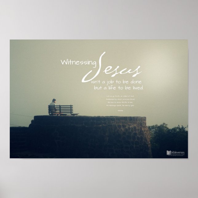 Poster Témoin de Jésus (Devant)