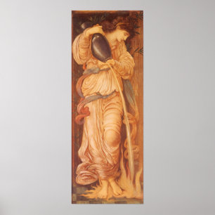 Poster Temperantia par Sir Edward Coley Burne-Jones