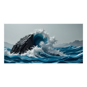 Poster Tempête dans le papier