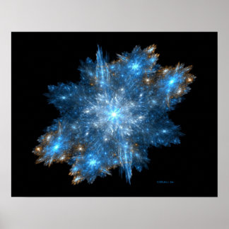 Poster Tempête de neige (20x16)