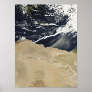 Poster Tempête de poussière au-dessus de l'Egypte