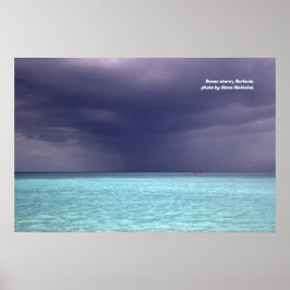 Poster Tempête océanique à Barbuda