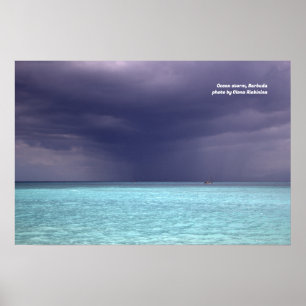 Poster Tempête océanique à Barbuda