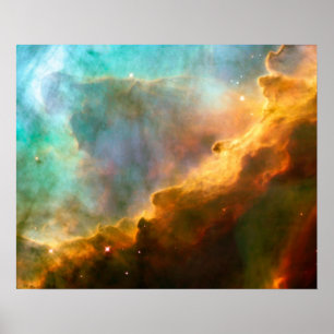 Poster Tempête parfaite des gaz turbulents dans les Omega