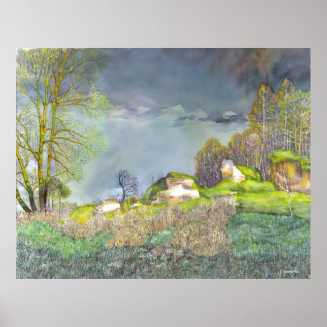 Poster Tempête printanière (Devant)