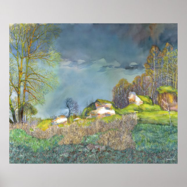 Poster Tempête printanière (Devant)