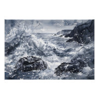 Tempête sur la côte galloise