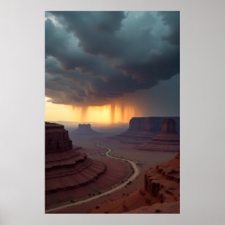 Poster Tempête sur le plateau