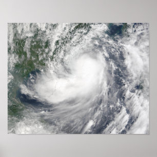 Poster Tempête tropicale Hagupit