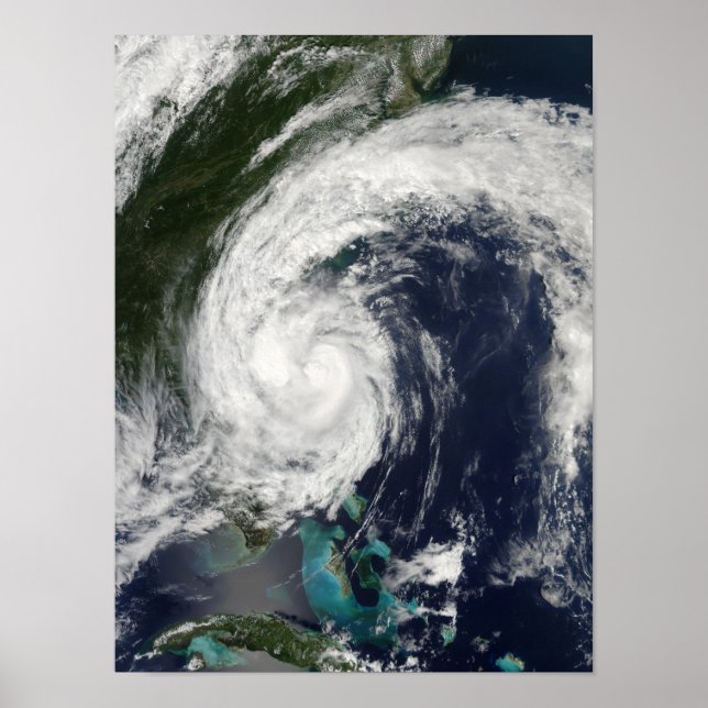 Poster Tempête tropicale Hanna sur la côte Est (Devant)