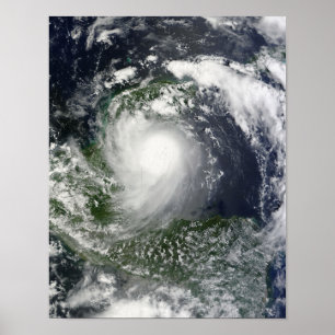 Poster Tempête tropicale Karl au-dessus de la péninsule