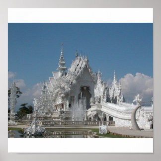 Poster Temple bouddhiste Thaïlande