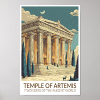 Temple d'Artémis Sept Merveilles du Monde Art