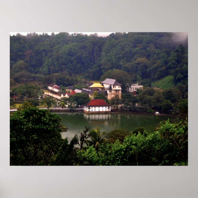Poster Temple de Kandy, Sri Lanka (Devant)