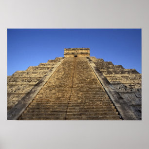 Poster Temple de Kukulcan ou château de Castillo) en 2