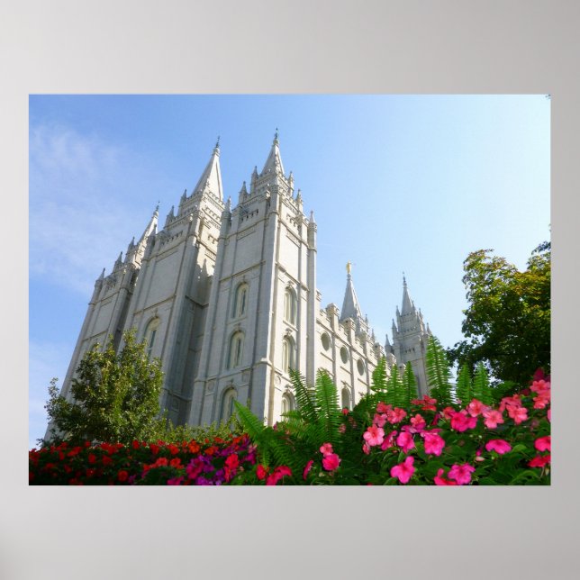 Poster Temple de Mormon (Devant)