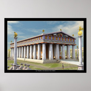 Poster Temple de Zeus à Olympia