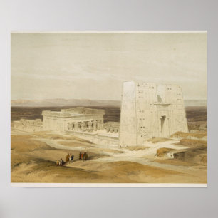 Poster Temple d'Edfu, Apollinopolis antique, Egypte