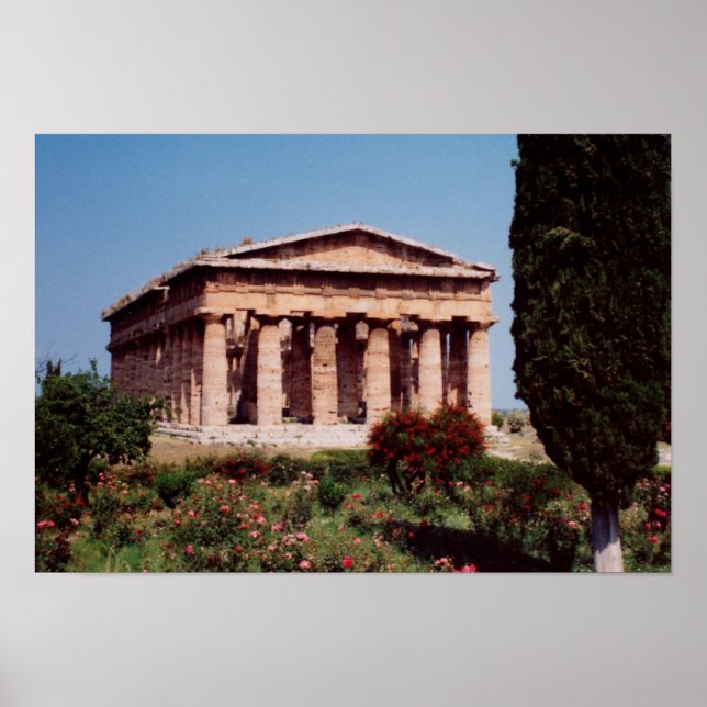 Poster Temple d'Héra (Devant)