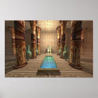 Poster Temple égyptien