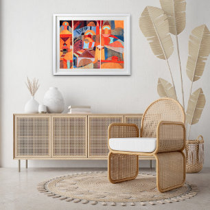 Poster Temple Gardens (1920) par Paul Klee