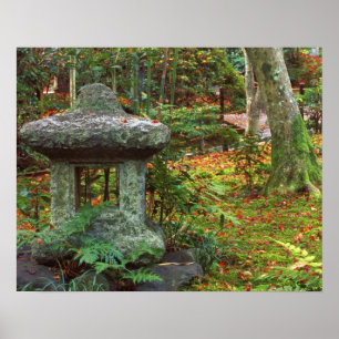 Poster Temple Giohji, Arashiyama, Kyoto, Japon