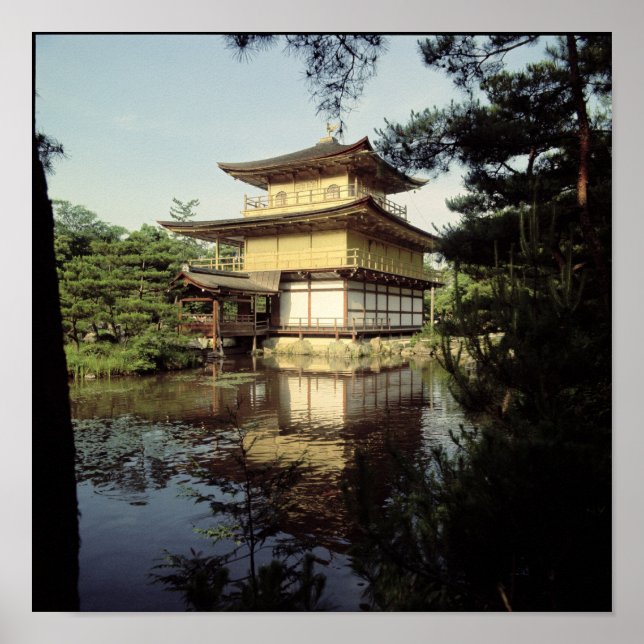 Poster Temple Kinkaku dédié à la mémoire (Devant)